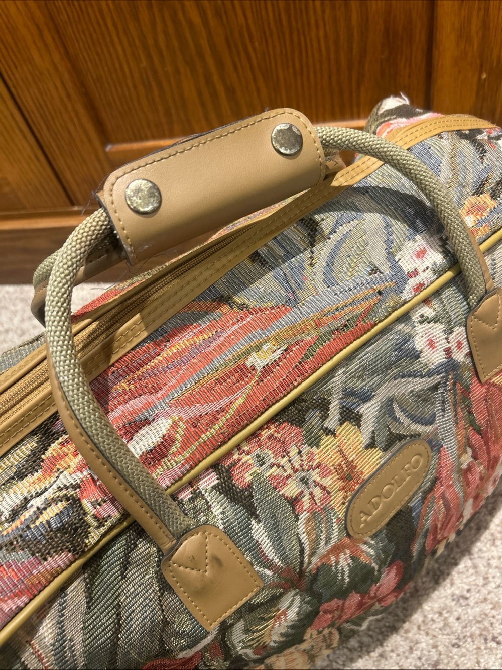 Adolfo Floral Tapestry Weekender Bag - Picture 5 of 11